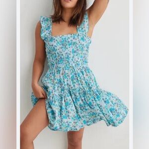 Aerie Flirty Shoulder dress